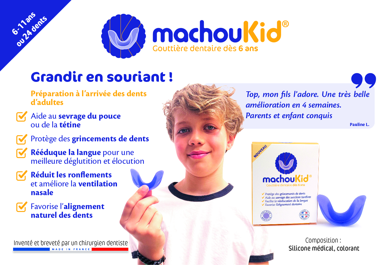 MachouKid aligne les dents