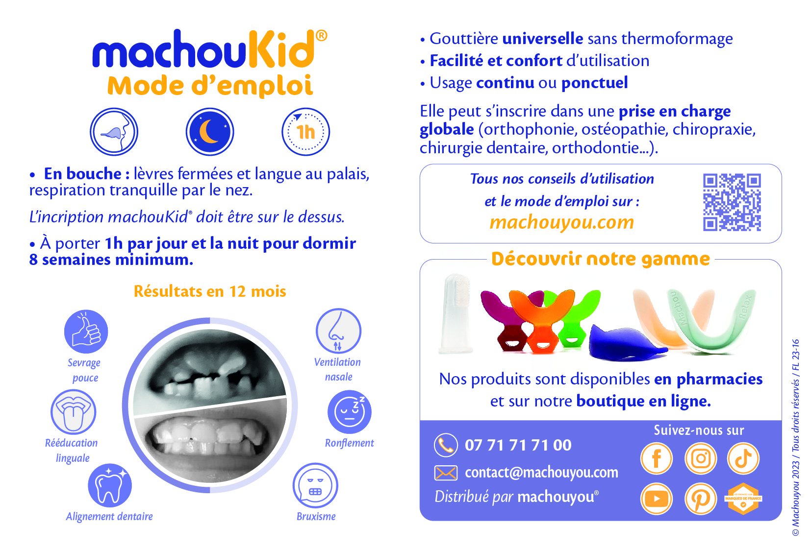 MachouKid aligner les dents naturellement
