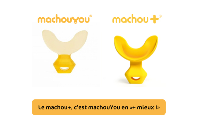 Le machou+ c'est comme un machouYou en + mieux ! Comparaison des deux dispositifs médicaux pour enfants.