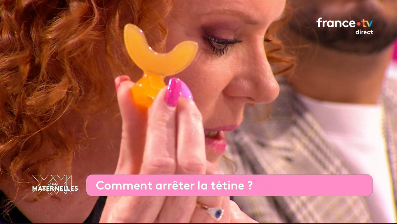Le machouYou présenté comme solution pour arrêter la tétine dans l'émission Les Maternelles XXL du 4 mai 2026 France.tv
